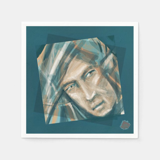 Serviette En Papier Un Elfe Vert provocateur (Devant)