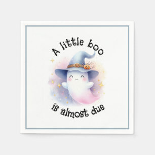 Serviette En Papier Un Little Boo est presque à Baby shower