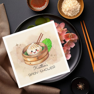 Serviette En Papier Un Petit Baby shower À Thème Kwai Doux