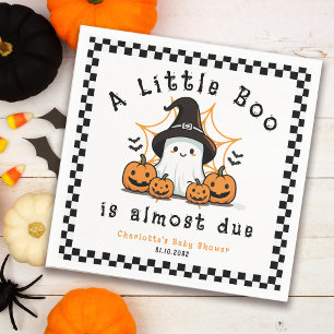 Serviette En Papier Un petit Baby shower Boo Halloween