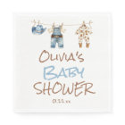 Un petit Baby shower Brown Cowboy Bleu