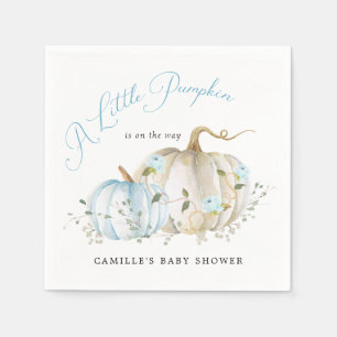 Serviette En Papier Un petit Baby shower Citrouille Fall Boy