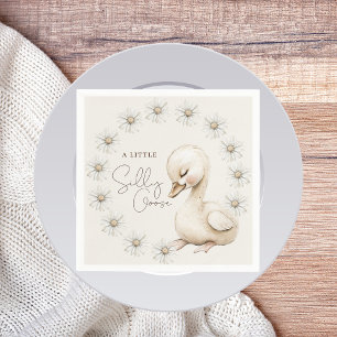 Serviette En Papier Un petit Baby shower de Boho Neutre Oie Silencieus
