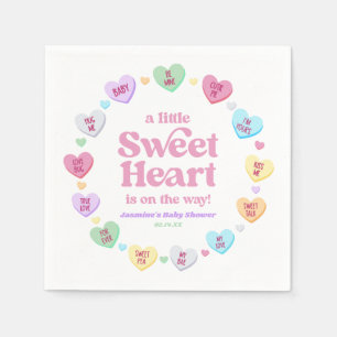 Serviette En Papier Un petit Baby shower de Saint Valentin