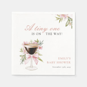 Serviette En Papier Un Petit Baby shower Espresso Martini