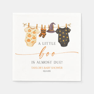 Serviette En Papier Un petit boo est presque arrivé ! Baby Shower Hall