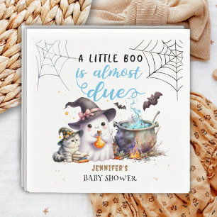 Serviette En Papier Un Petit Boo ! Halloween Baby shower mignon papier
