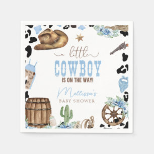 Serviette En Papier Un Petit Cow-Boy Est En Route Wild Western