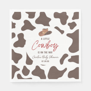 Serviette En Papier Un petit cow-boy rodéo rodéo Baby shower occidenta