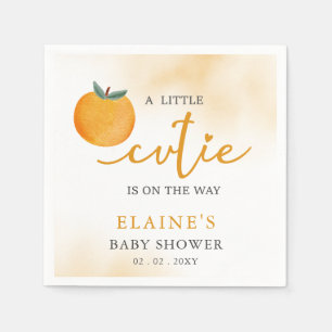 Serviette En Papier Un Petit Cutie Se Trouve Sur Le Chemin Du Baby sho