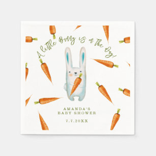 Serviette En Papier Un petit lapin est en route ! Baby shower
