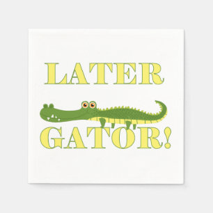 Serviette En Papier Un plus défunt alligator