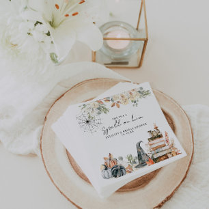 Serviette En Papier Un sort Fête des mariées Halloween