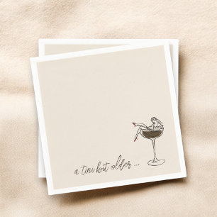 Serviette En Papier Un Tini Un Peu Plus Ancien Espresso Martini