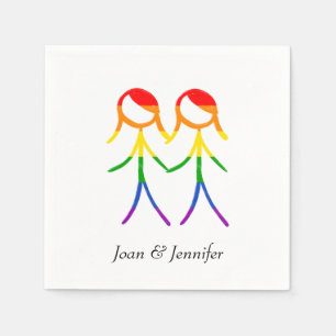 Serviette En Papier Un toast pour nous