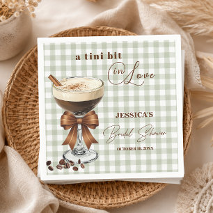 Serviette En Papier Un Tout Petit Peu Amoureux Espresso Martini Enterr