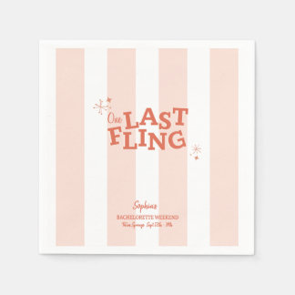 Serviette En Papier Une Dernière Bachelorette Fling