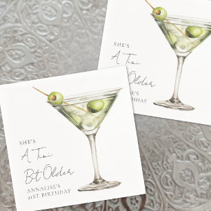 Serviette En Papier Une fête d'anniversaire au Martini un tout petit p