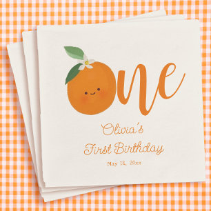 Serviette En Papier Une fête d'anniversaire de Little Cutie