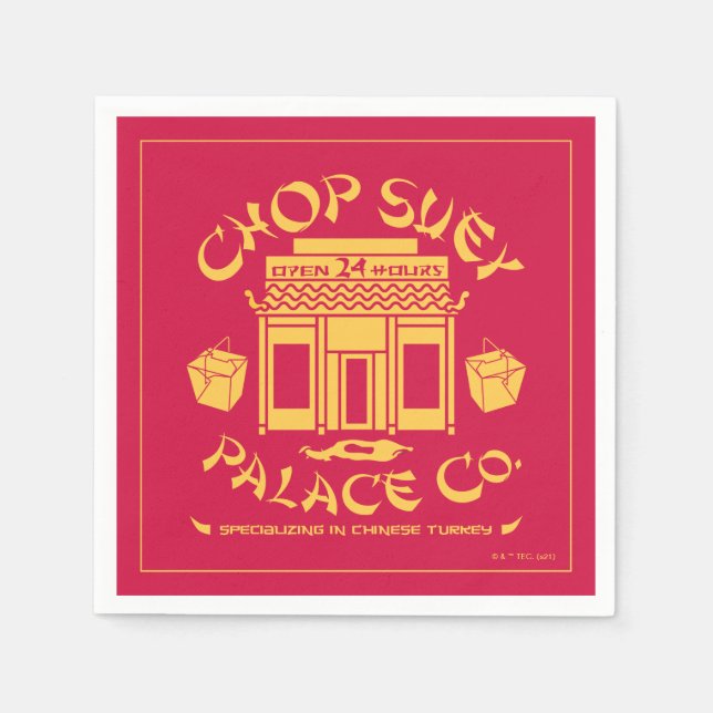 Serviette En Papier Une histoire de Noël | Chop Suey Palace Co. (Devant)