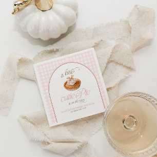 Serviette En Papier Une petite tarte mignonne Baby Shower personnalisé