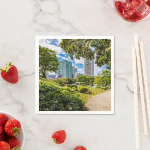 Serviette En Papier Une promenade à travers les jardins de Hama Rikyu,