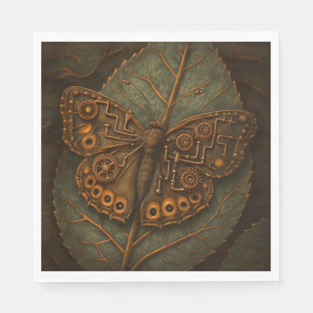 Serviette En Papier Une touche de rétro pour votre table -  (Devant)