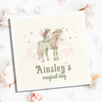 Unicorne enchantée et fée Anniversaire personnalis