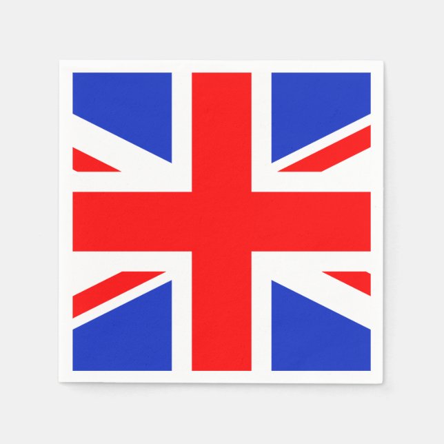 Serviette En Papier Union Jack (Devant)