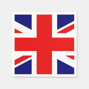 SERVIETTE EN PAPIER UNION JACK - LE DRAPEAU BRITANNIQUE