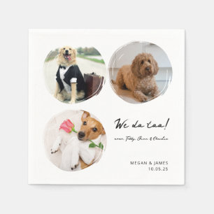 Serviette En Papier Unique 3 Photos Nous Faisons Trop Pet Chat Chien M