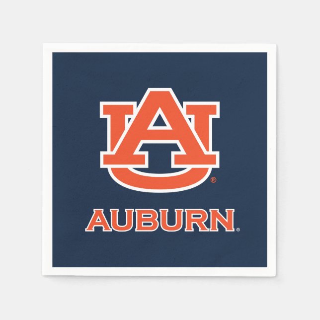 Serviette En Papier Université d'Auburn | AU Auburn (Devant)