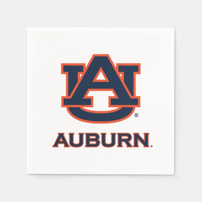 Serviette En Papier Université d'Auburn | AU Auburn (Devant)