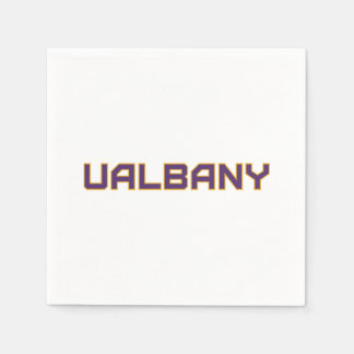 Serviette En Papier Université de Albany Wordmark