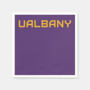 Serviette En Papier Université de Albany Wordmark