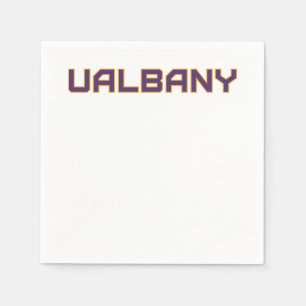 Serviette En Papier Université de Albany Wordmark