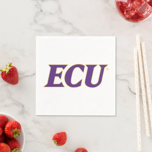 Serviette En Papier Université de Caroline de l'Est Logo de l'écu