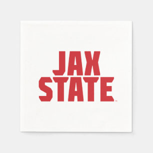 Serviette En Papier Université d'État de Jacksonville JAX STATE Rouge