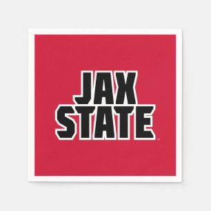 Serviette En Papier Université d'État de Jacksonville JAX STATE Texte 