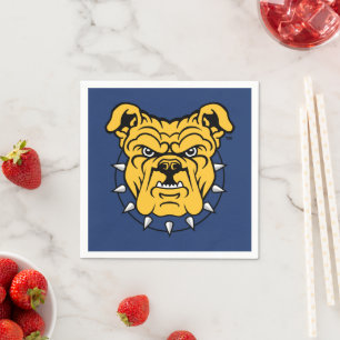 Serviette En Papier Université d'État NCA&T   Tête de Bulldog