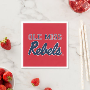 Serviette En Papier Université du Mississippi   Ole Miss Rebels