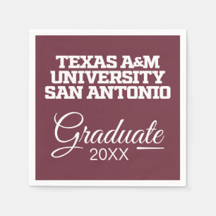 Serviette En Papier Université Texas A&M de San Antonio