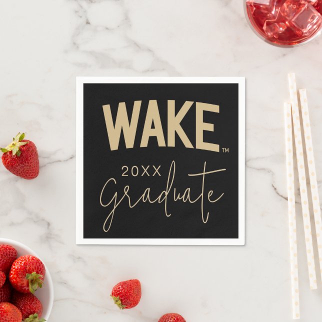 Serviette En Papier Université Wake Forest | Arche de réveil (En situation)