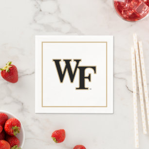 Serviette En Papier Université Wake Forest   WF