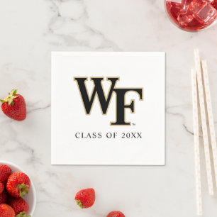 Serviette En Papier Université Wake Forest   WF