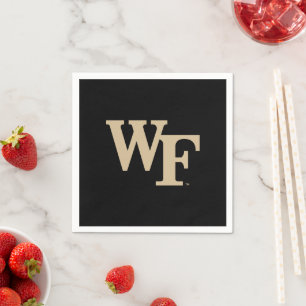 Serviette En Papier Université Wake Forest   WF