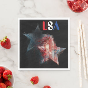 Serviette en papier USA