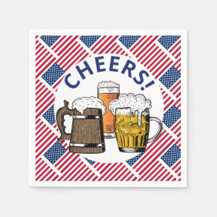 Serviette En Papier USA Great American Beer Paper