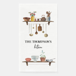 Serviette En Papier Ustensiles de cuisine Retro vintage