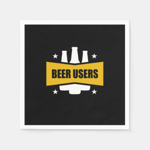 Serviette En Papier Utilisateurs Fiers De La Bière